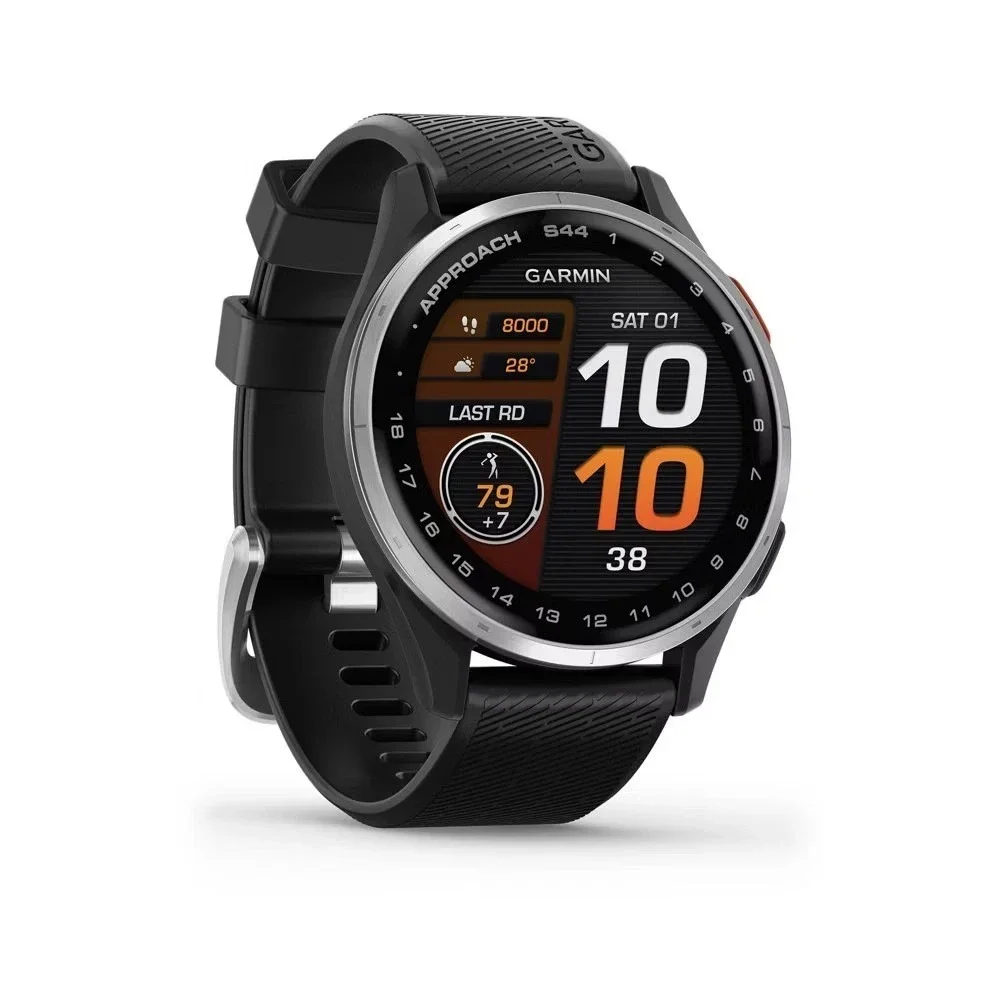New! Garmin Approach S44 GPS Golf Course Smartwatch 1.2